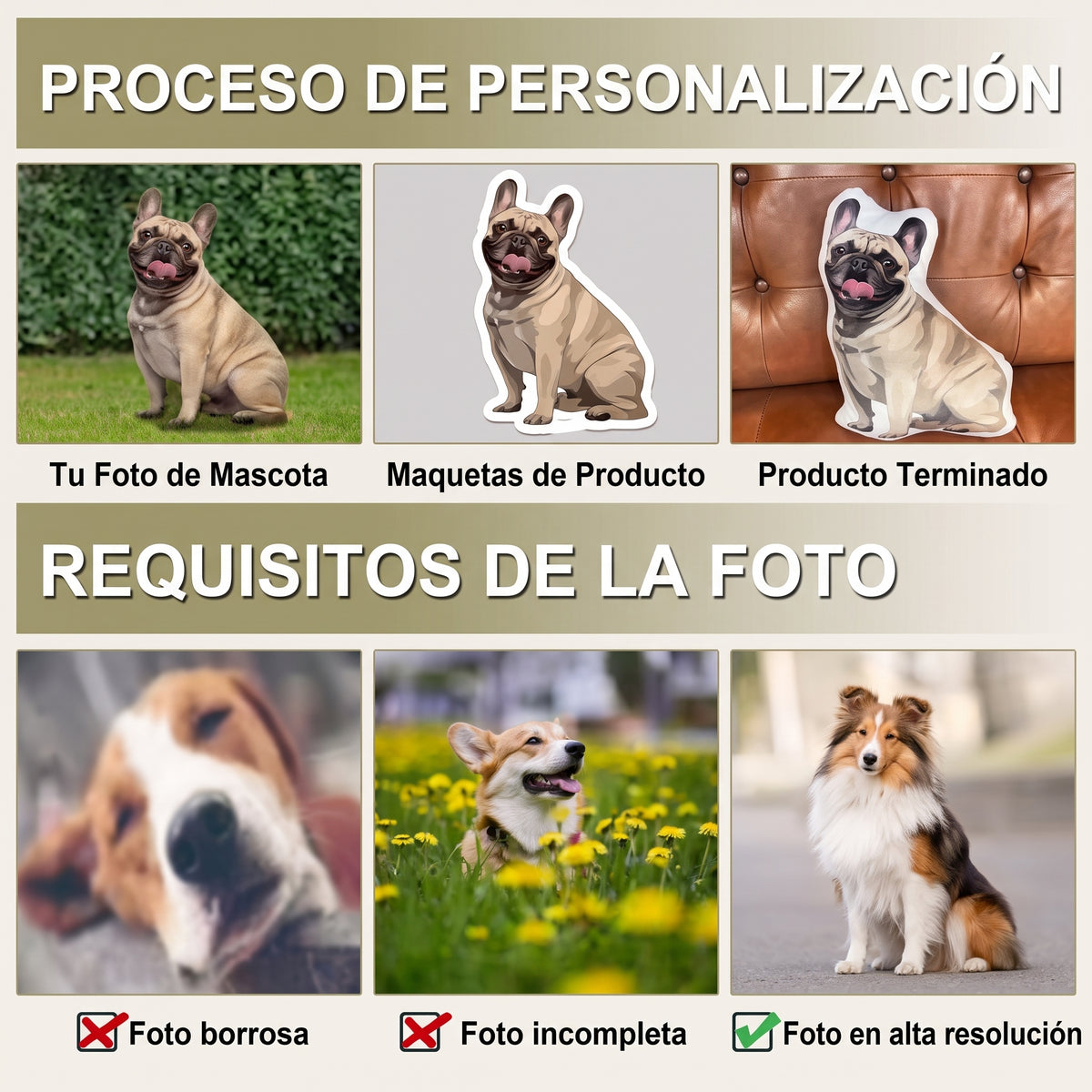 Cojín personalizado