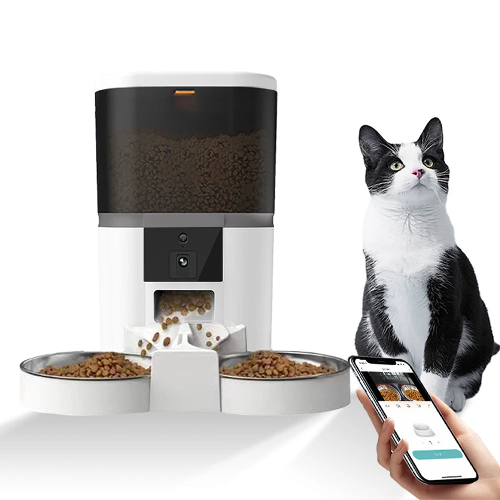 Dispensador de comida Automtatico con Camara