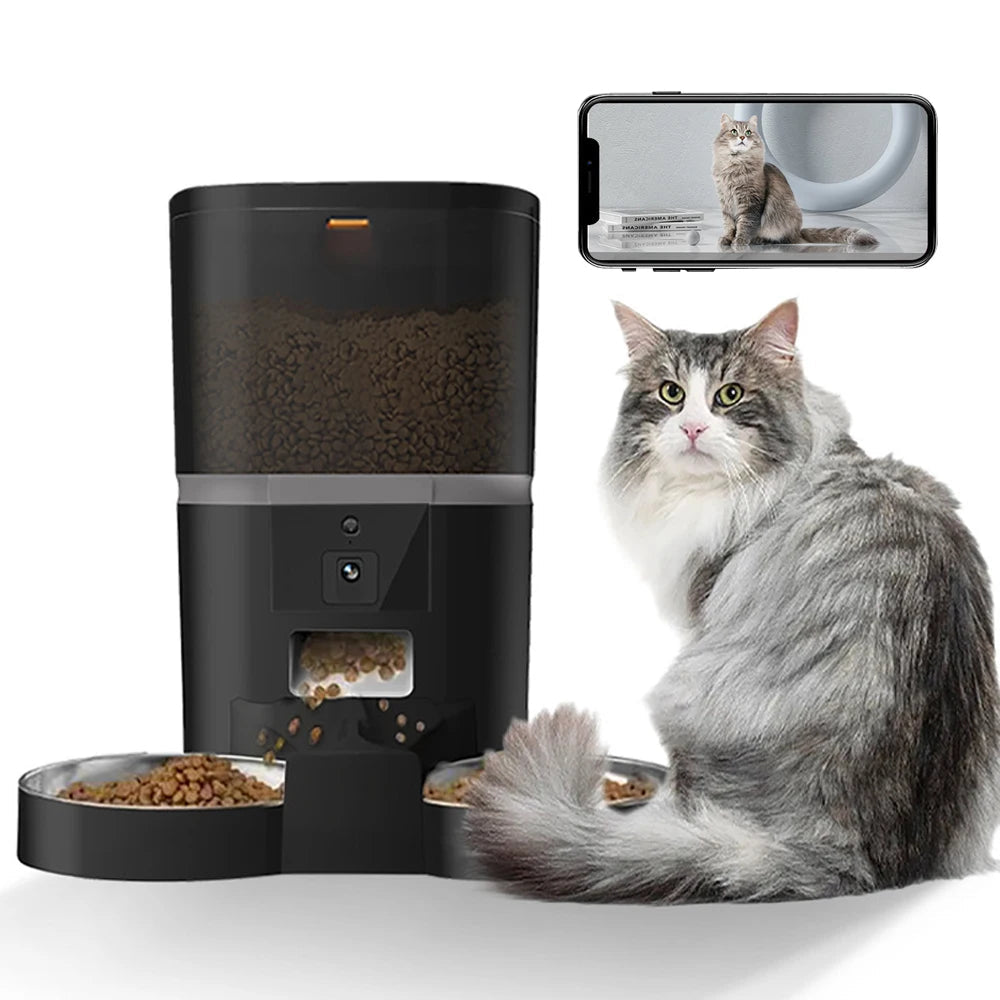 Dispensador de comida Automtatico con Camara