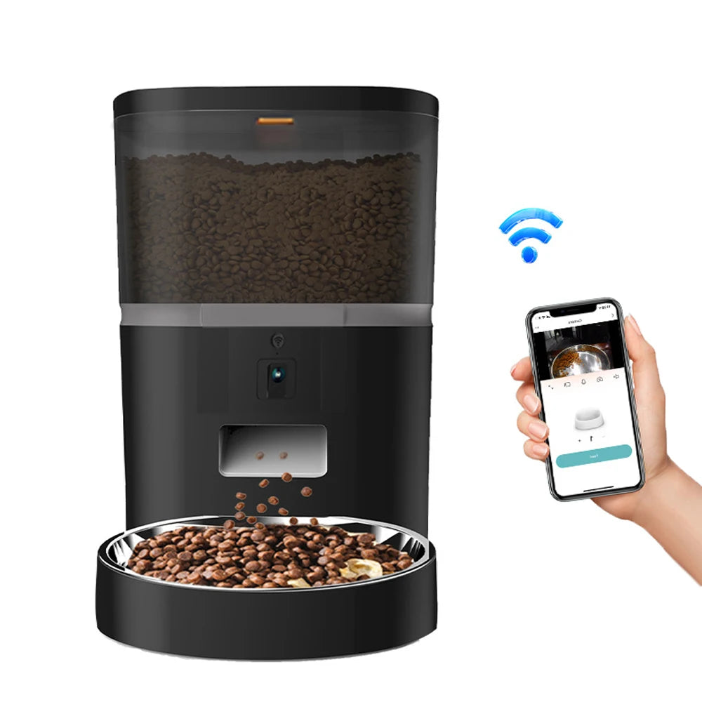 Dispensador de comida Automtatico con Camara