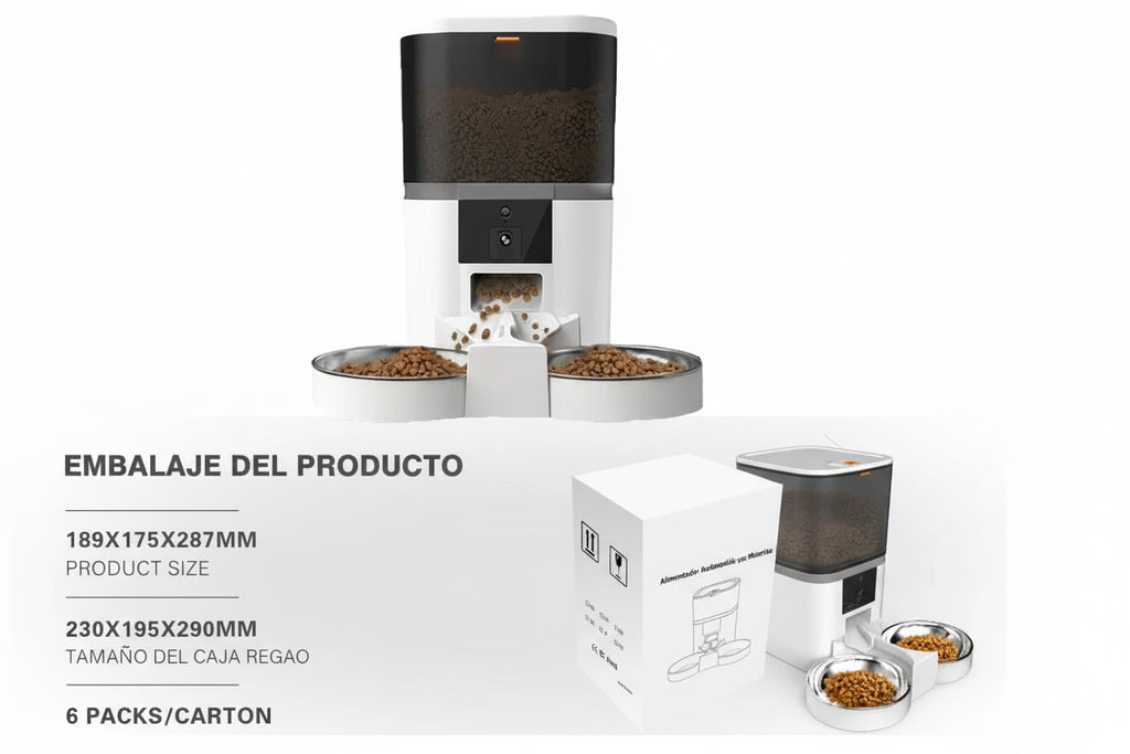 Dispensador de comida Automtatico con Camara