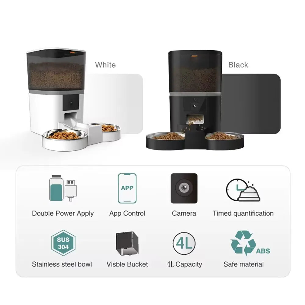 Dispensador de comida Automtatico con Camara